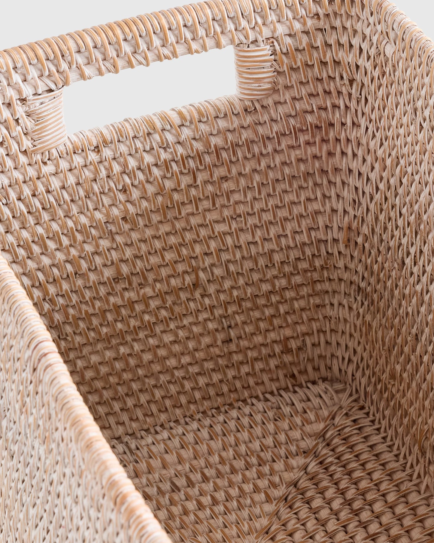 Handwoven Rattan Legal Size Storage Box - One Size / Natural