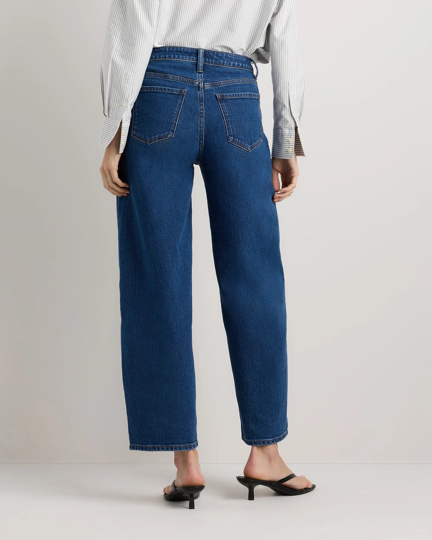 Bella Stretch Barrel Jeans - 24 / Cool Blue