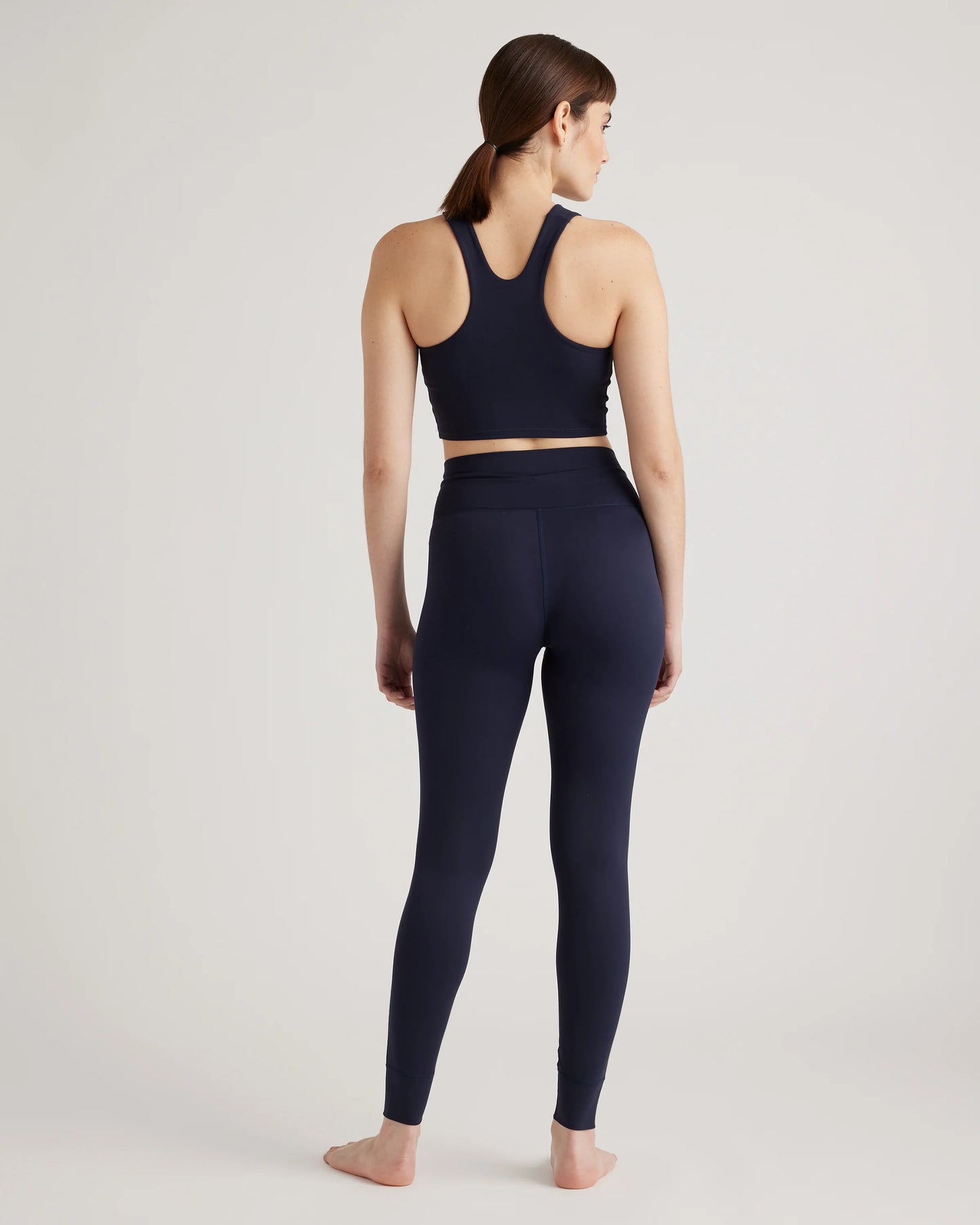 Ultra-Form Tie Waist High-Rise Legging - XS / Deep Navy