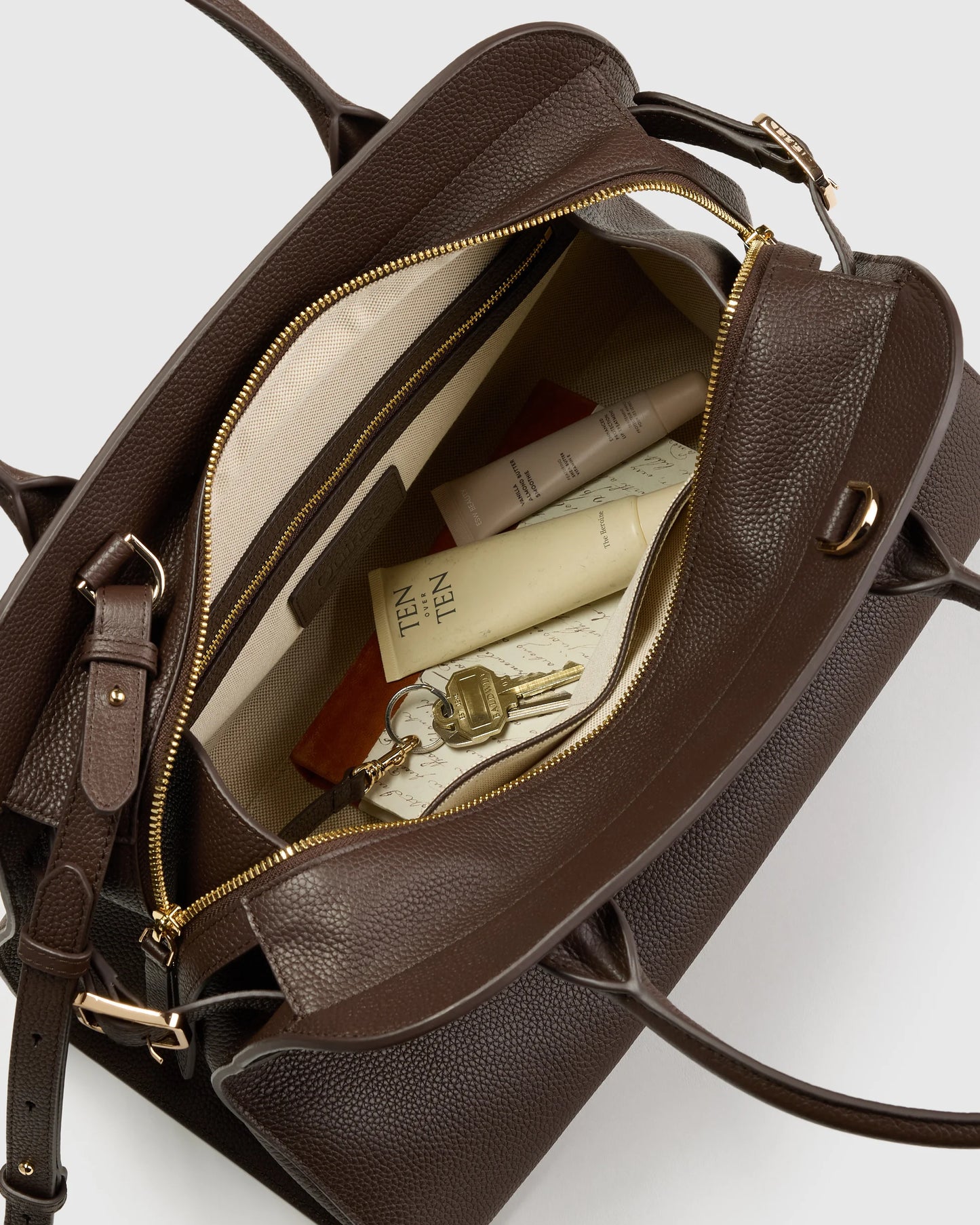 Hudson Satchel - One Size / Warm Taupe