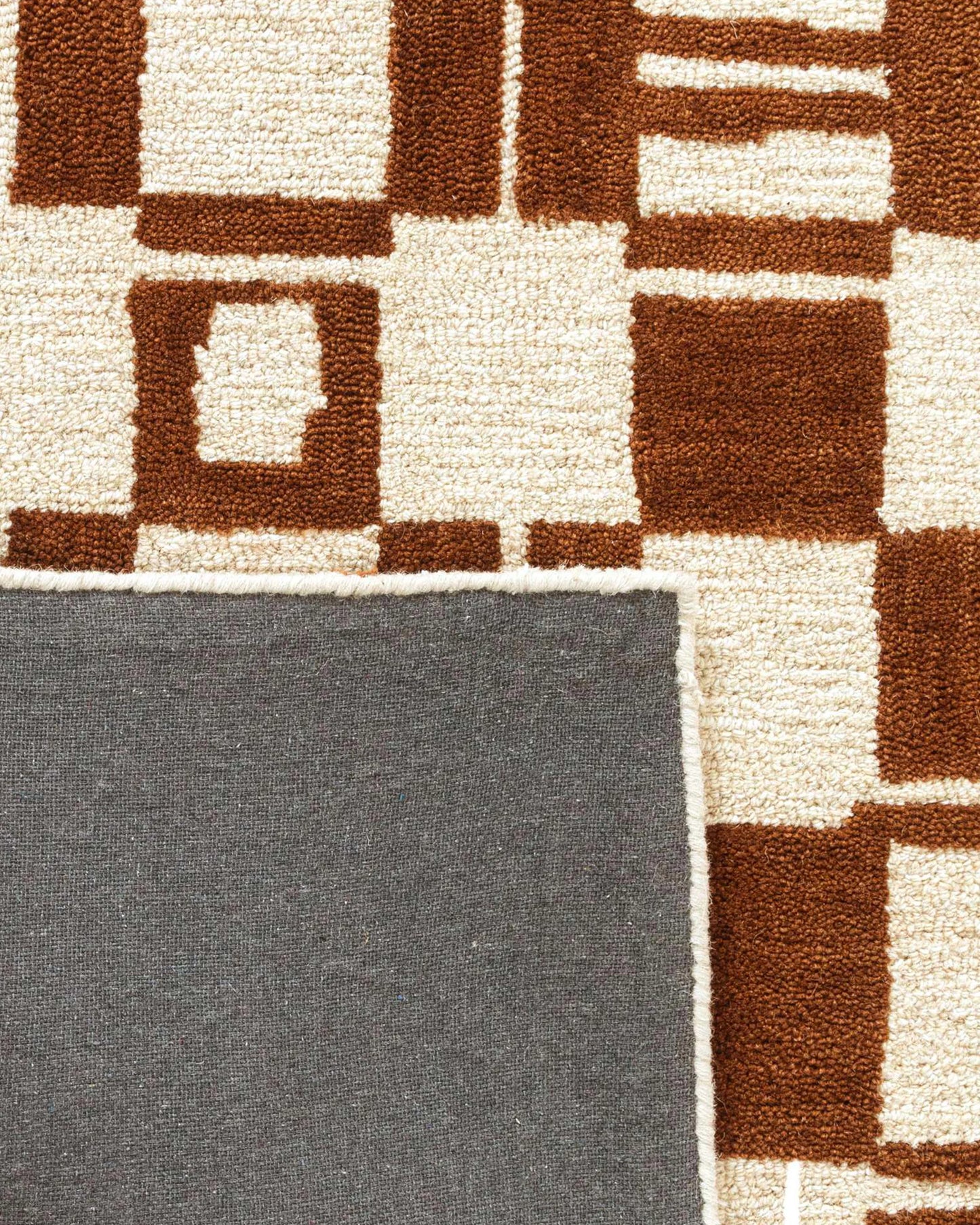 Zion Wool Rug - 5' x 8' / Rust
