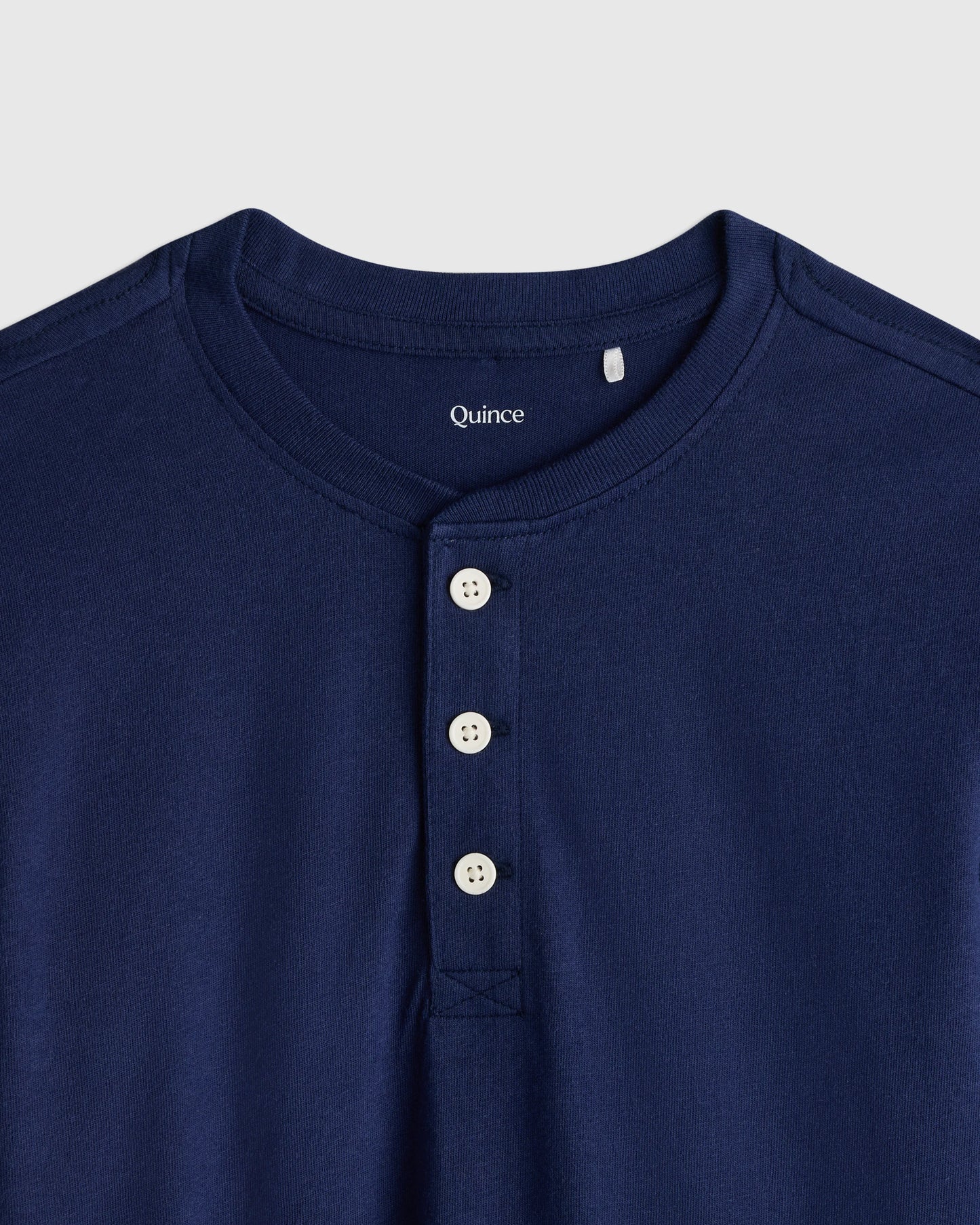 100% Organic Cotton Long Sleeve Henley Tee - 2T / Oatmeal Stripe