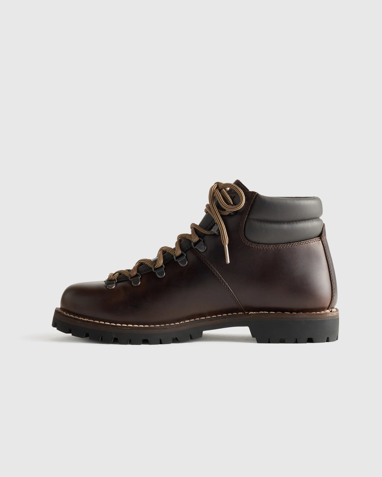 Crafted Leather Waterproof Hiking Boot - 7 / Burnt Timber