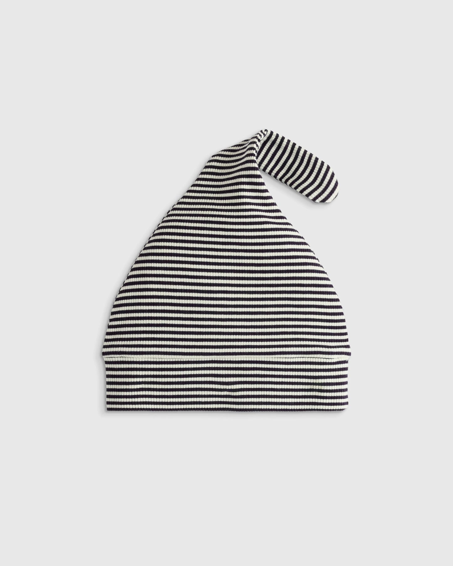 Softest Rib Hat (2-Pack) - 0-6M / Ivory/Grey Stripe