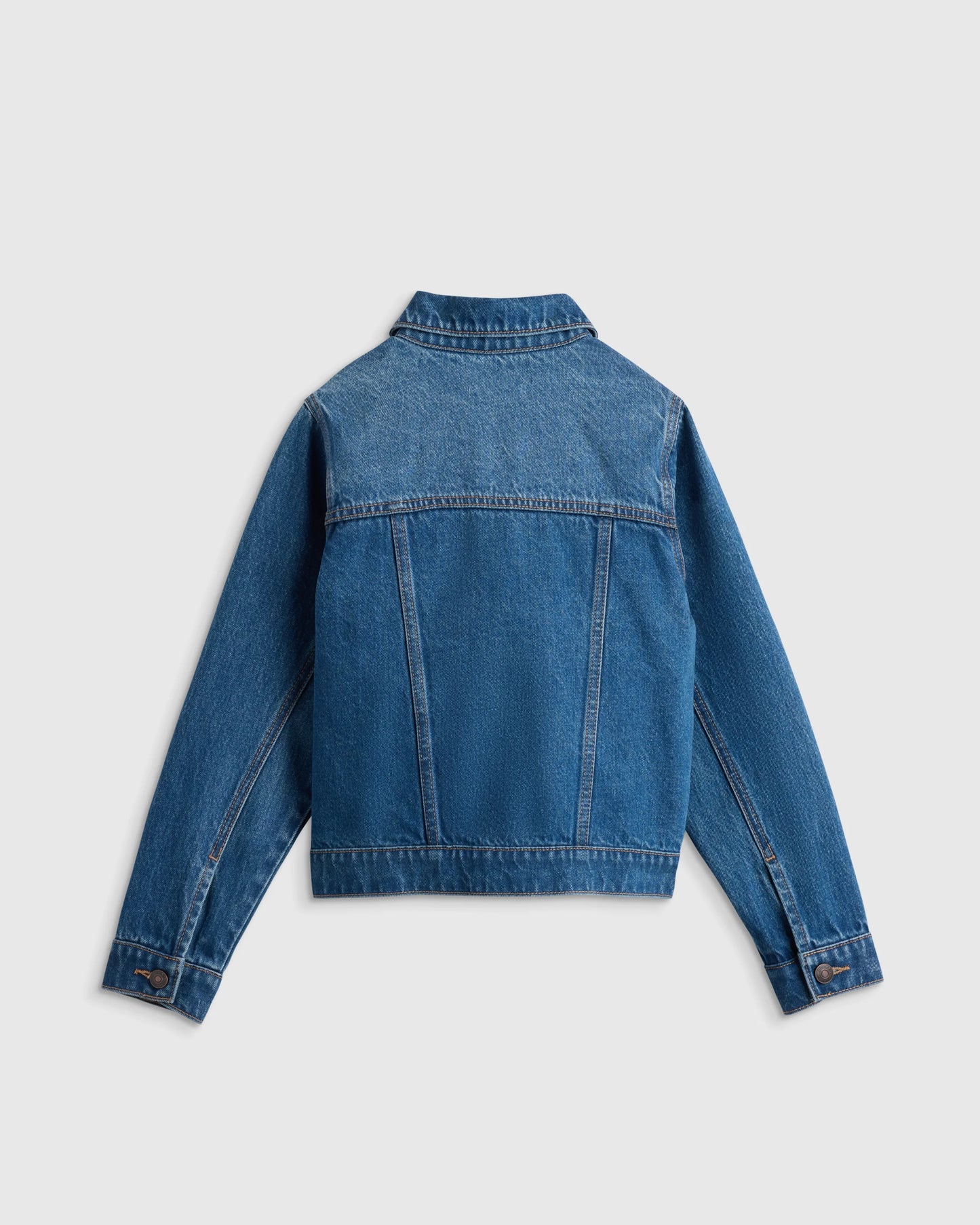 Girls 100% Organic Cotton Denim Jacket - 6 / Light Wash