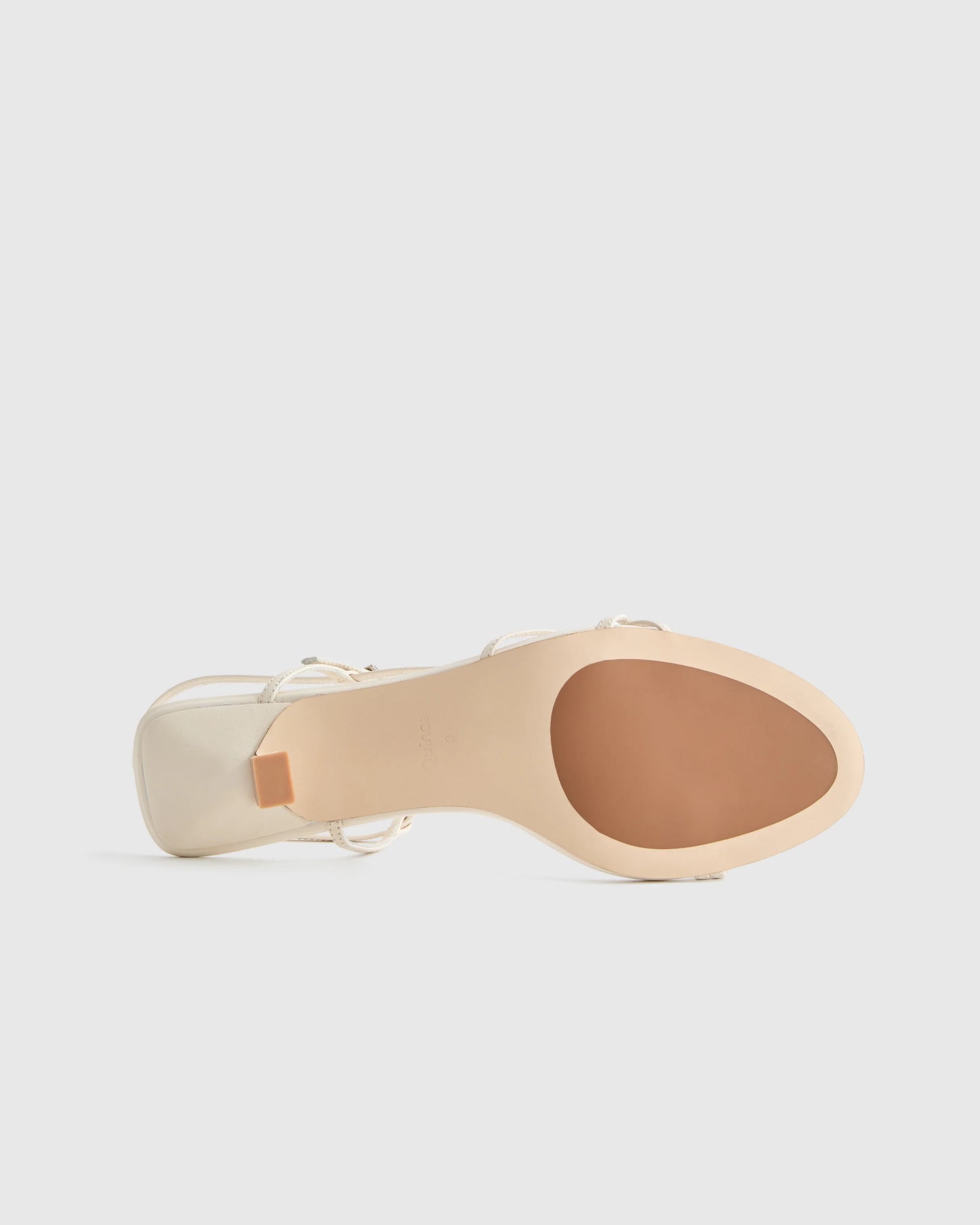 Italian Leather 70mm Strappy Heel - 5 / Metallic Gold