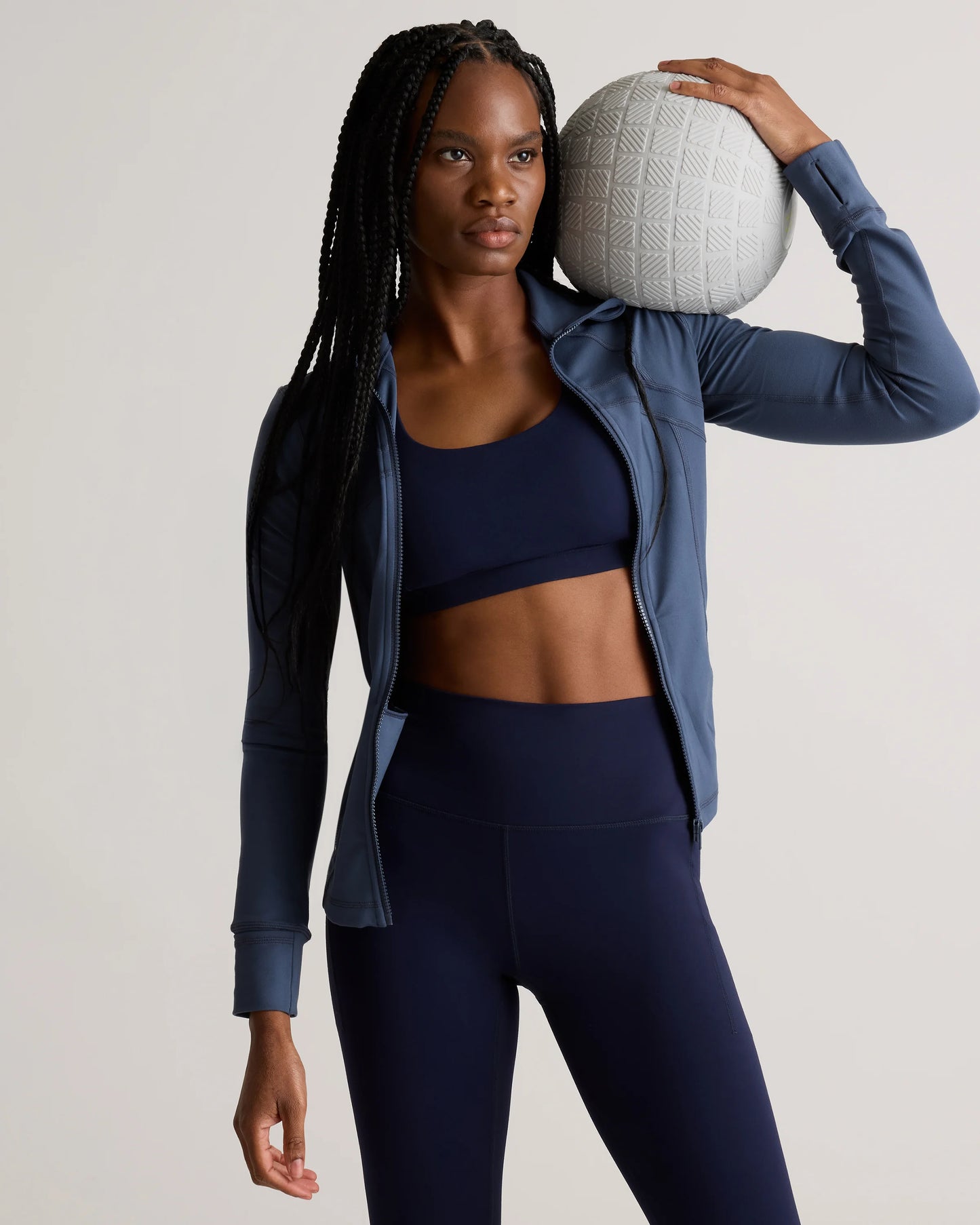 Power-Up Strappy Sports Bra - XS / Deep Navy