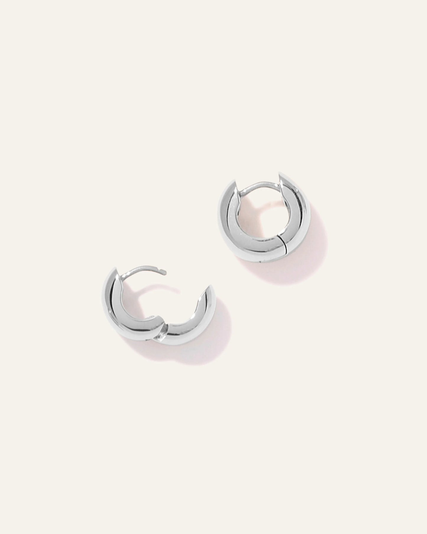 Dome Hoops - 12mm / Gold Vermeil