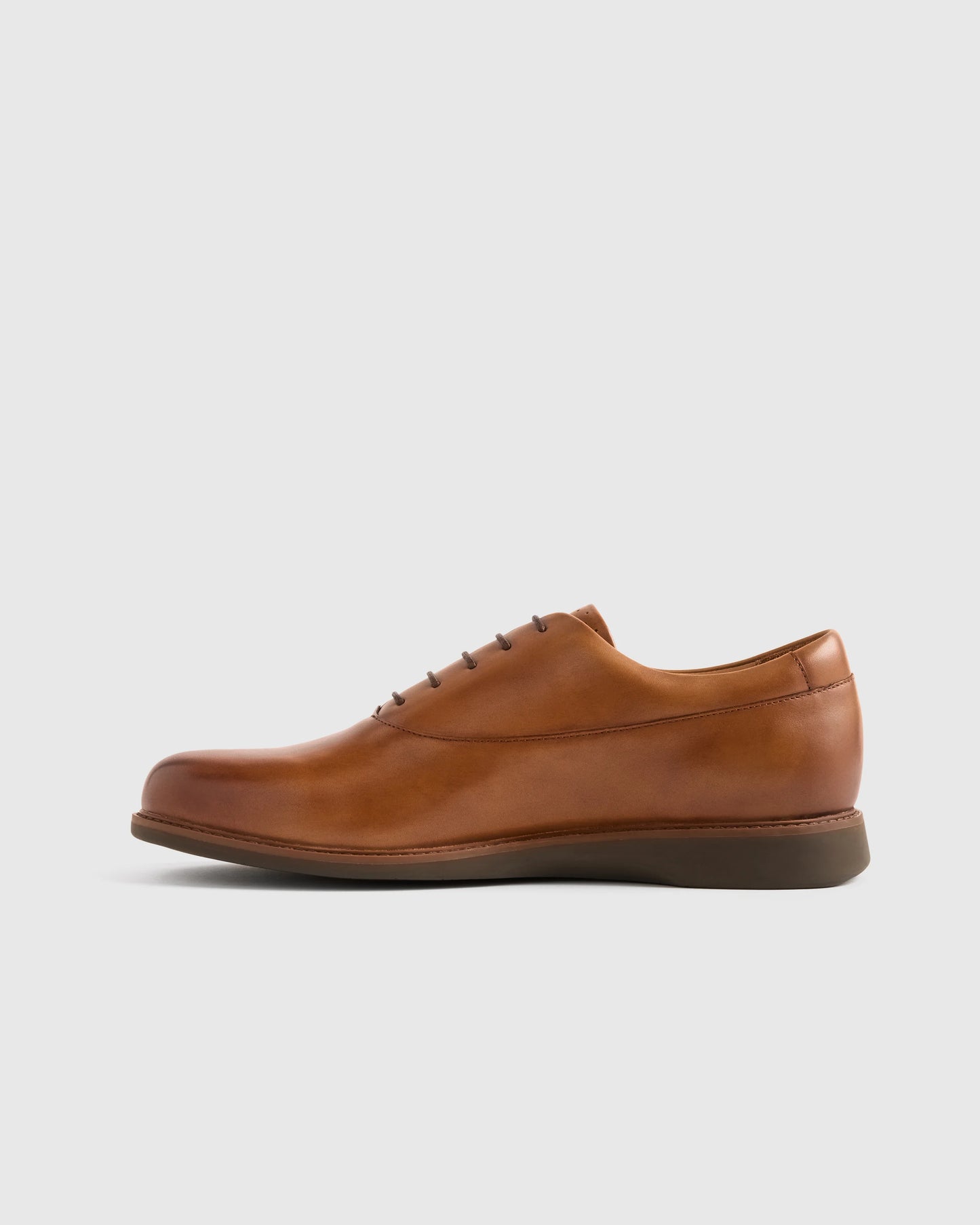 Hybrid Crafted Leather Oxford - 7 / Brandy