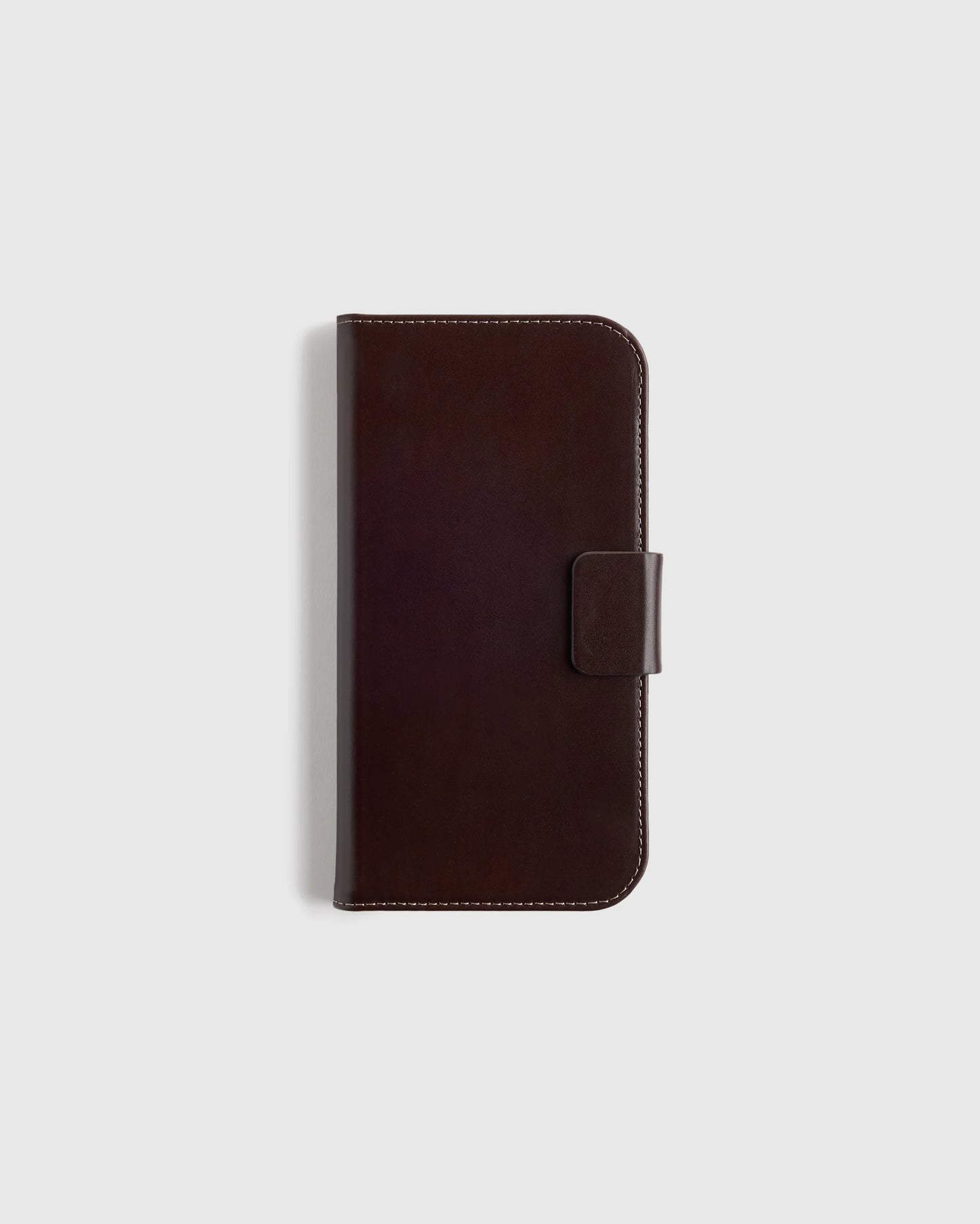 Italian Leather Phone 2-in-1 Folio Case - 17 Pro / Black