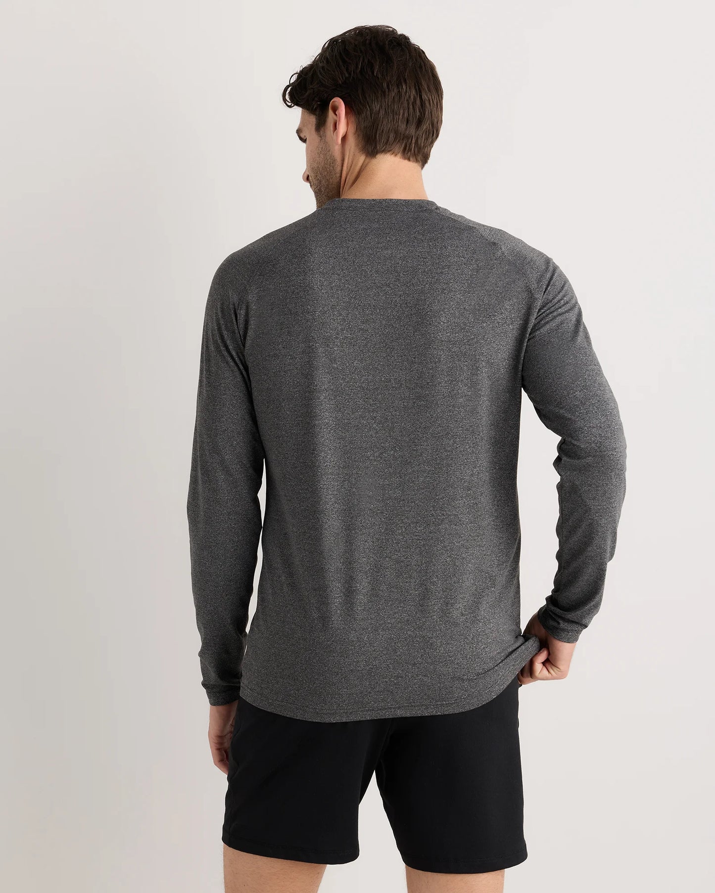 Flowknit Breeze Performance Long Sleeve Tee - XS / Heather Grey