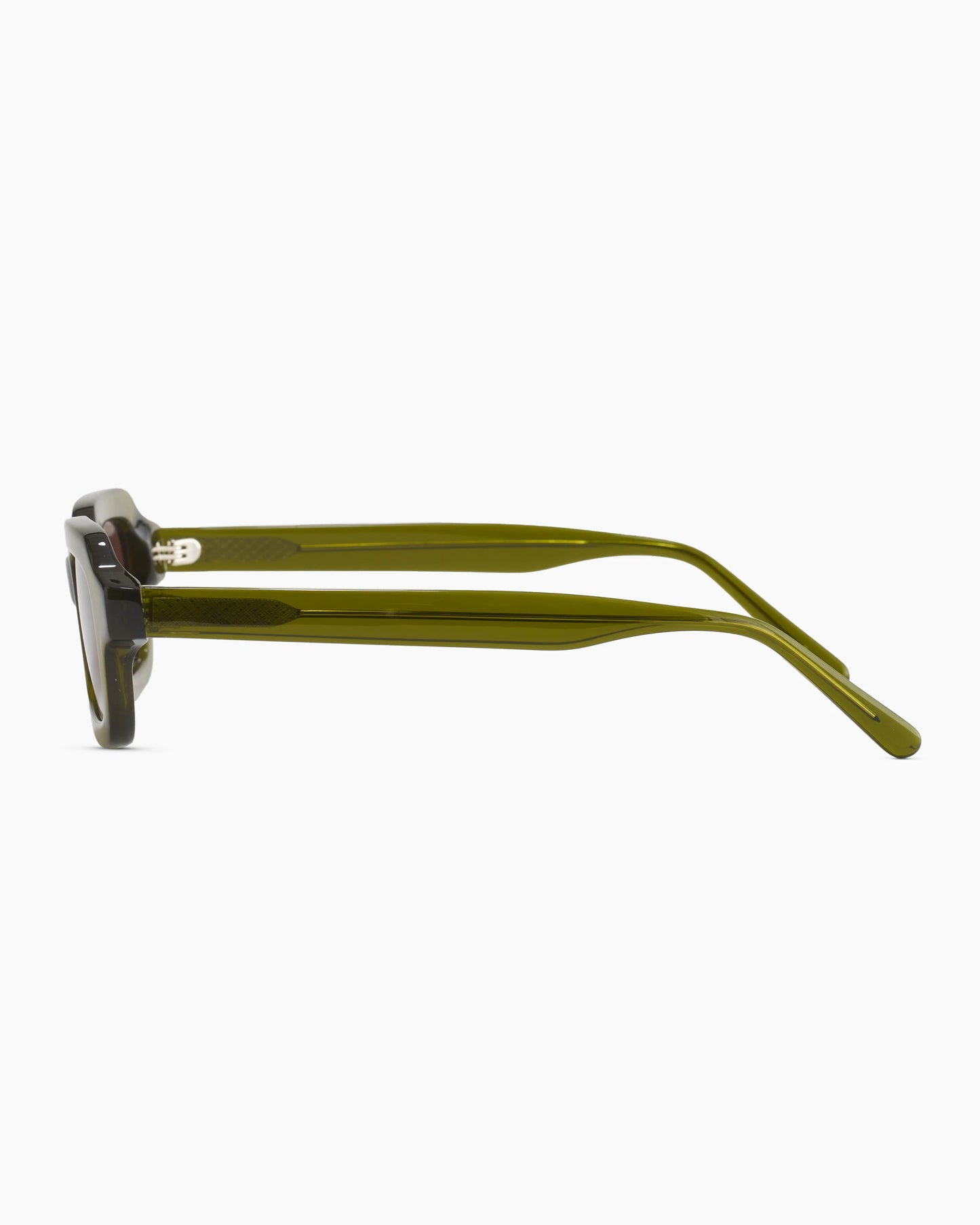 Fiji Polarized Acetate Sunglasses - Standard / Clear Spice with Deep Rose lens