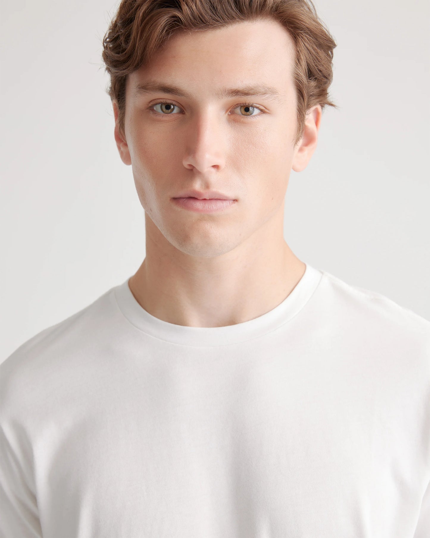 Cotton Modal Crew Neck Tee - S / Bold Black