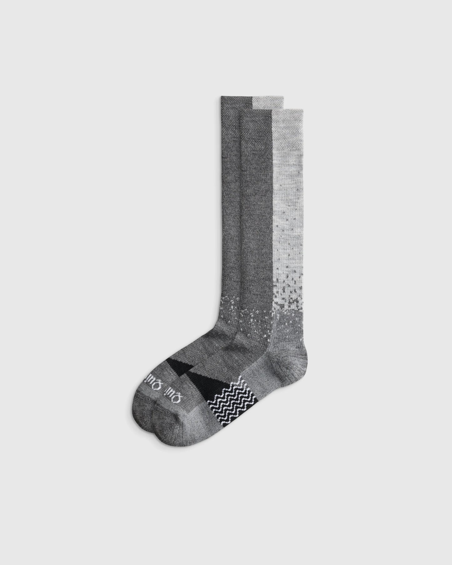 Alpaca Lightweight Ski Socks (3-Pack) - S / White/Navy