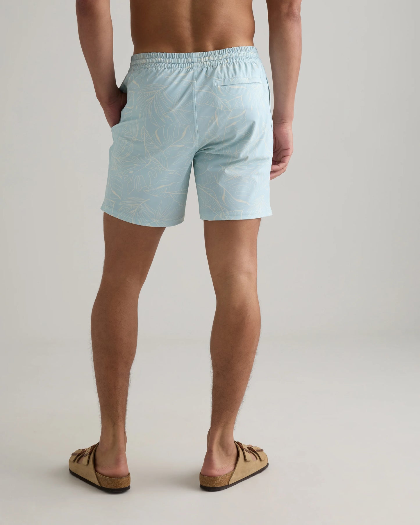 Italian Swim Trunks - 7" - XS / Navy Diamond Geo