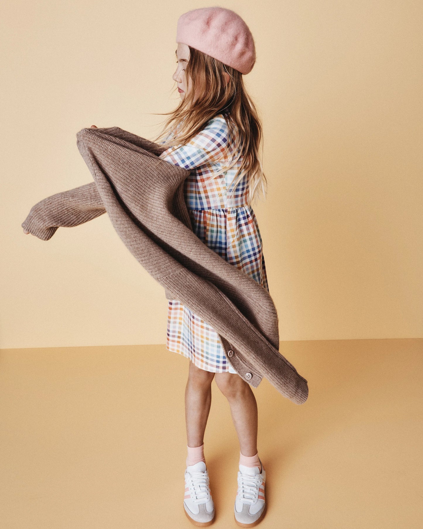 Washable Cashmere Oversized Fisherman Cardigan - 10 / Oatmeal