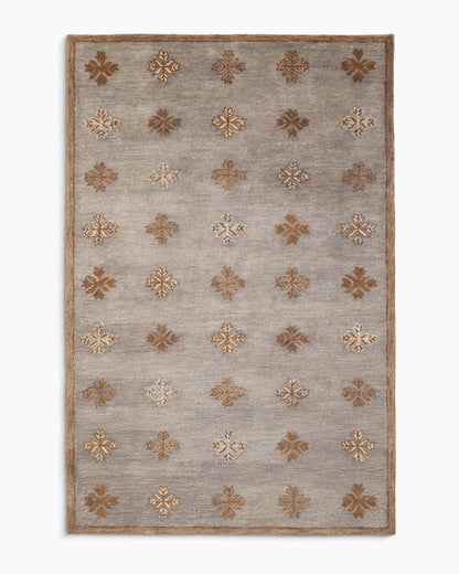 Hazel Wool Rug - 5' x 8' / Grey