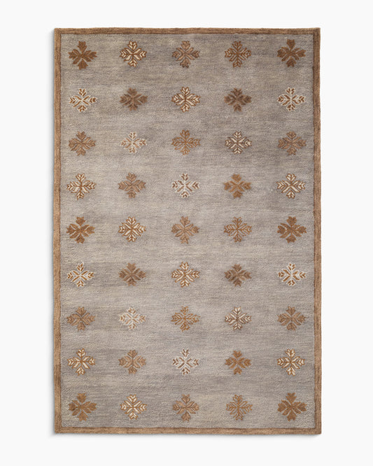 Hazel Wool Rug - 5' x 8' / Grey