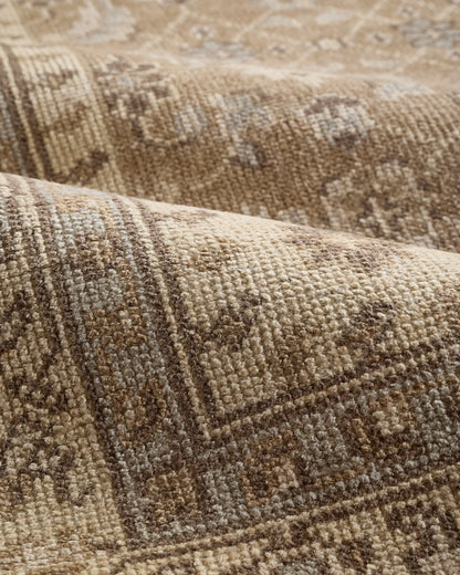 Pierce Hand-Knotted Wool Rug - 5' x 8' / Beige Multi