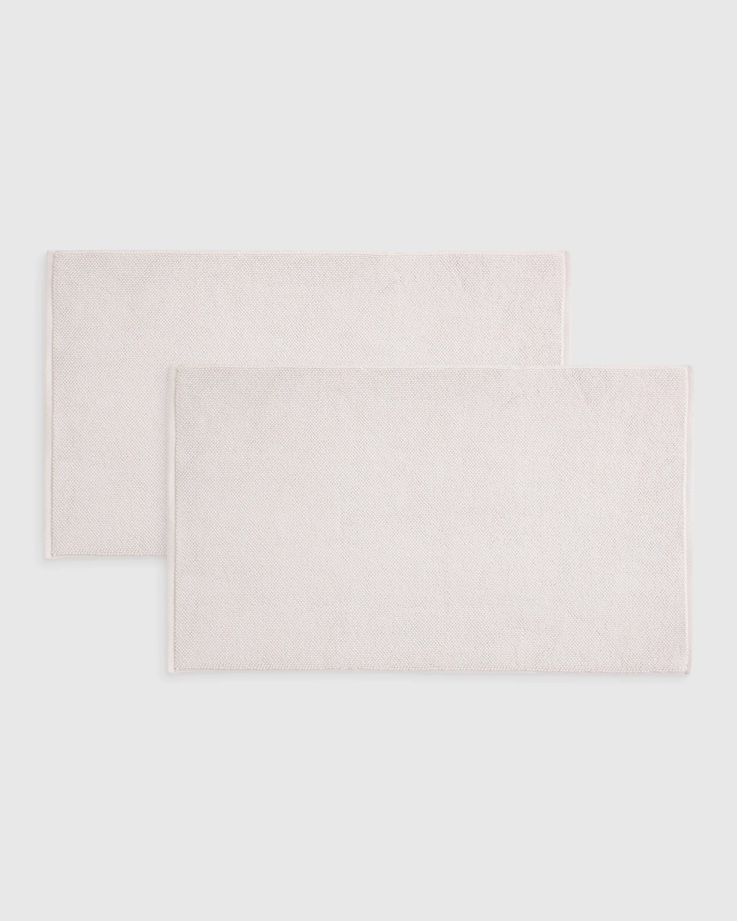 Turkish Cotton Bath Mat Bundle - One Size / White