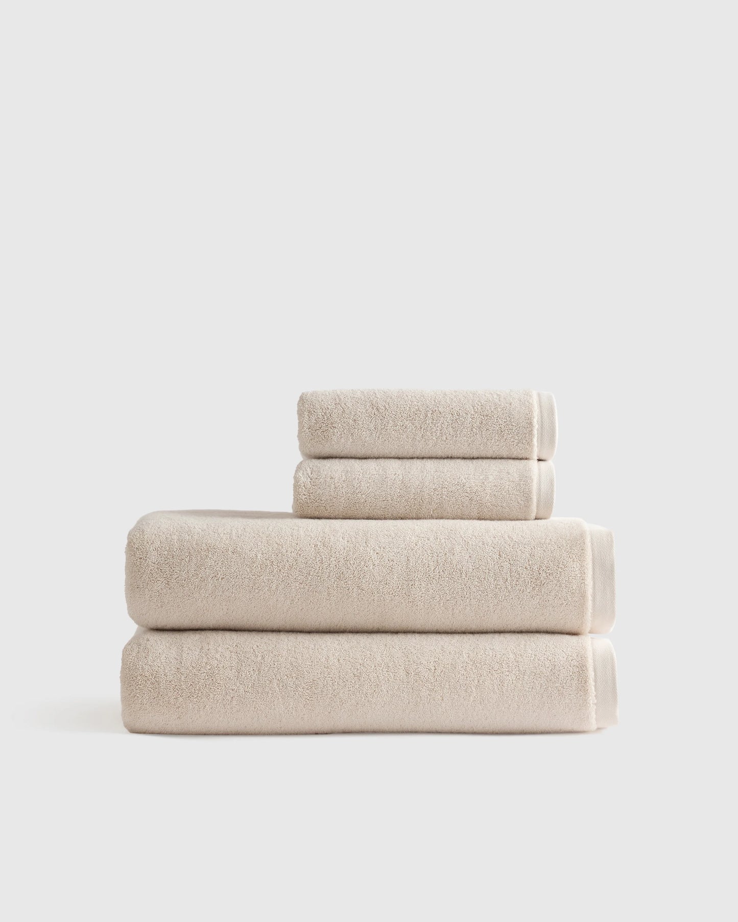 Plush Organic Turkish Cotton Bath Sheet Bundle (4 pieces) - One Size / White