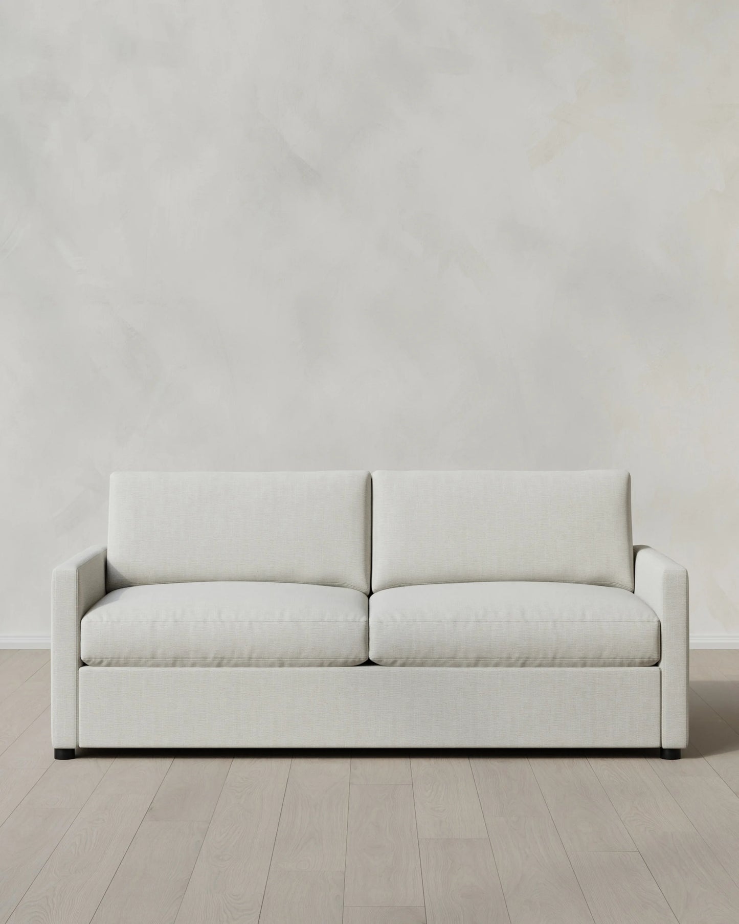 Brennan Sleeper Sofa in Performance Chenille Linen Blend - Queen / Snow