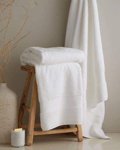 Turkish Ultra Plush Bath Sheet (Set of 2) - One Size / White