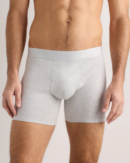 Organic Cotton 4'' Trunk (3-pack) - XS / Light Grey