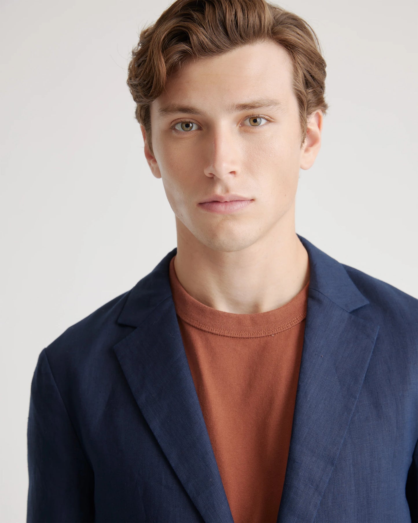 100% European Linen Blazer - XS / French Blue