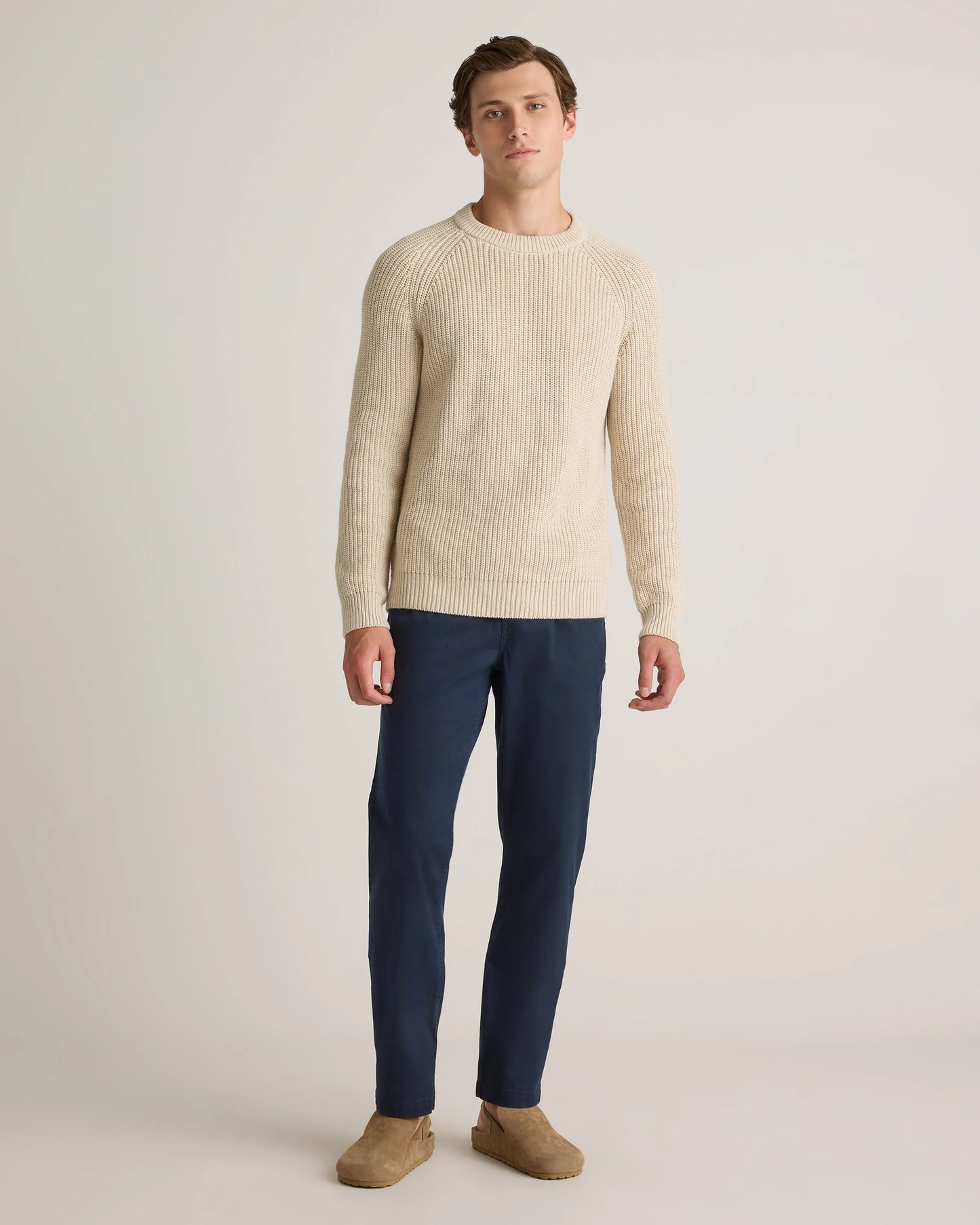 Cotton Chino Drawstring Pants - S / Admiral