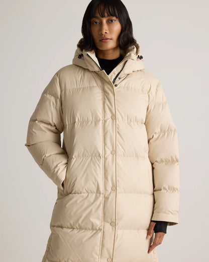 Responsible Down Long Puffer Jacket - XS / Black