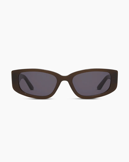 Granada Polarized Acetate Sunglasses - One Size / Cream with Grey lens