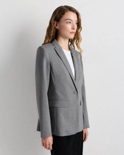 Italian Wool Long Blazer - XS / Sahara Camel