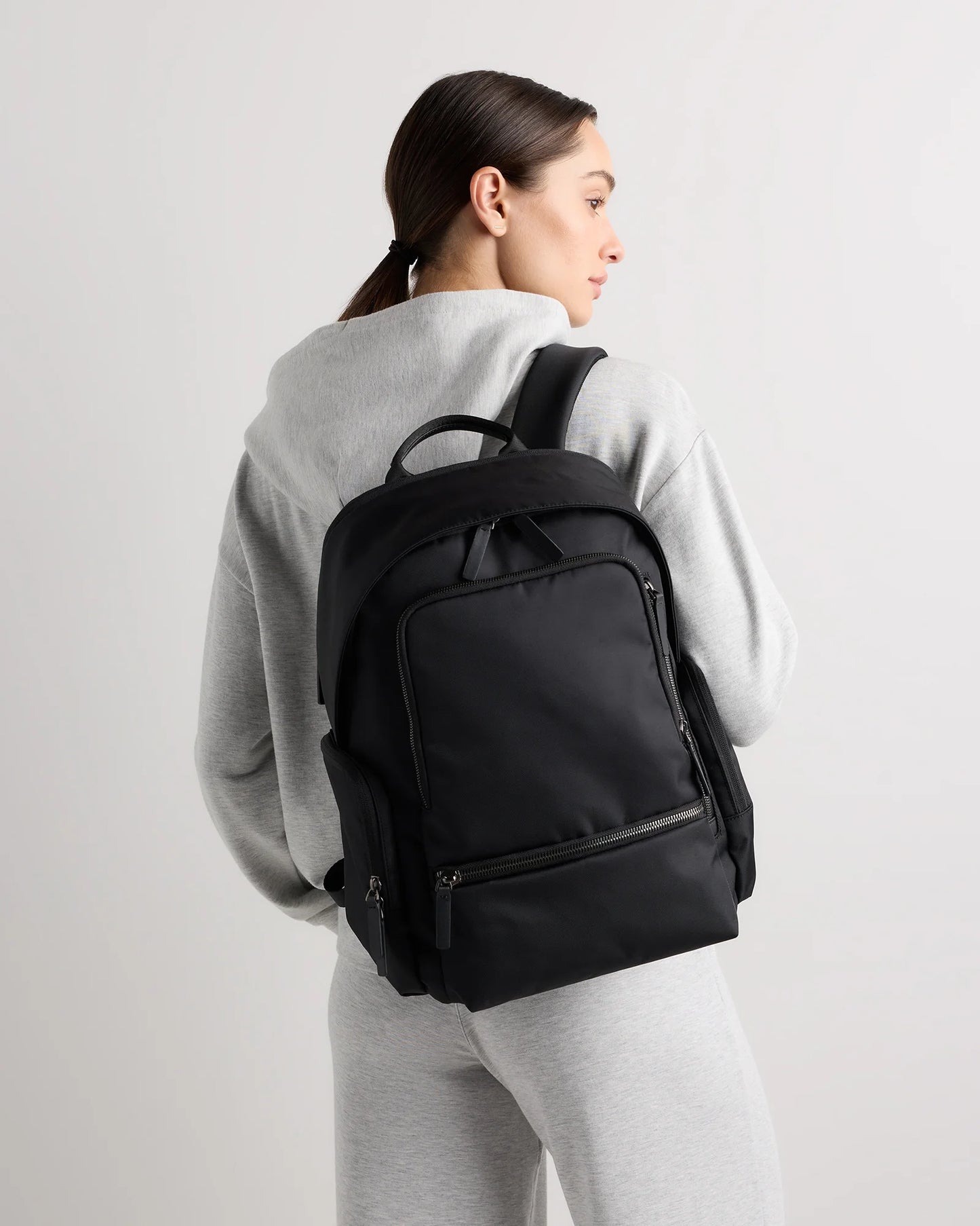 Voyage Nylon Commuter Backpack - One Size / Black