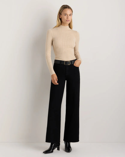 Luna Stretch Wide Leg Jeans - 24 / Frosted Blue