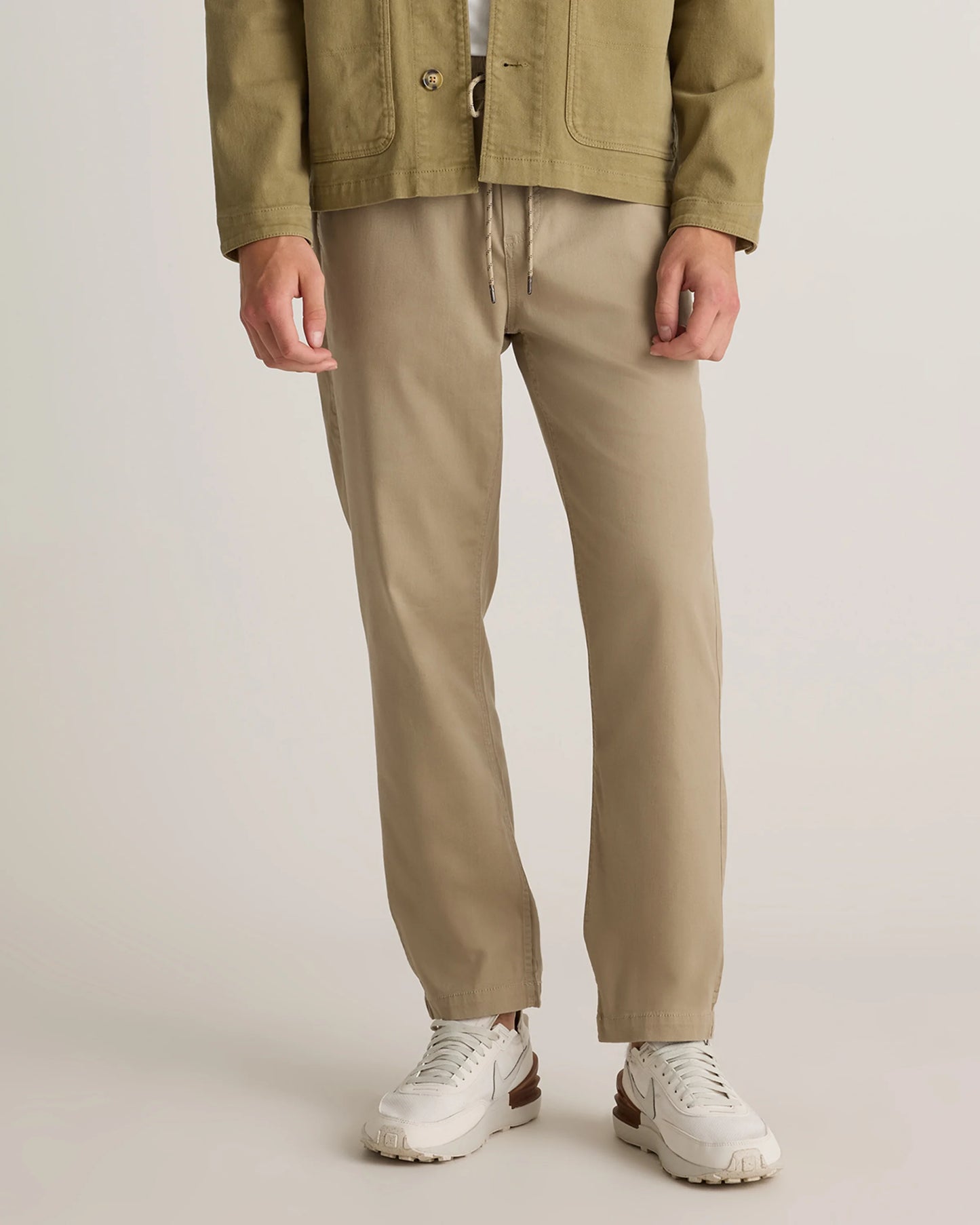 Cotton Chino Drawstring Pants - S / Admiral