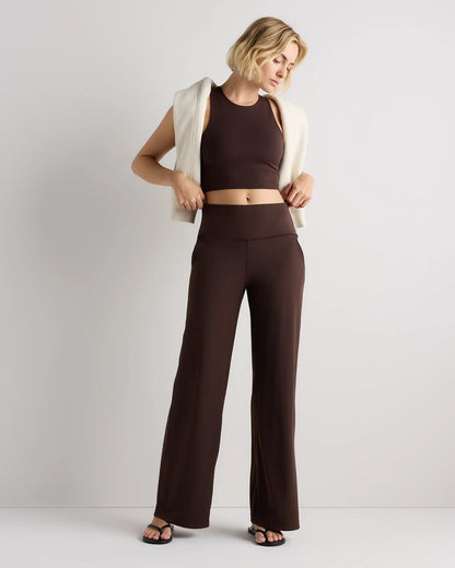 Ultra-Form High-Rise Wide Leg Pants - XS / Black
