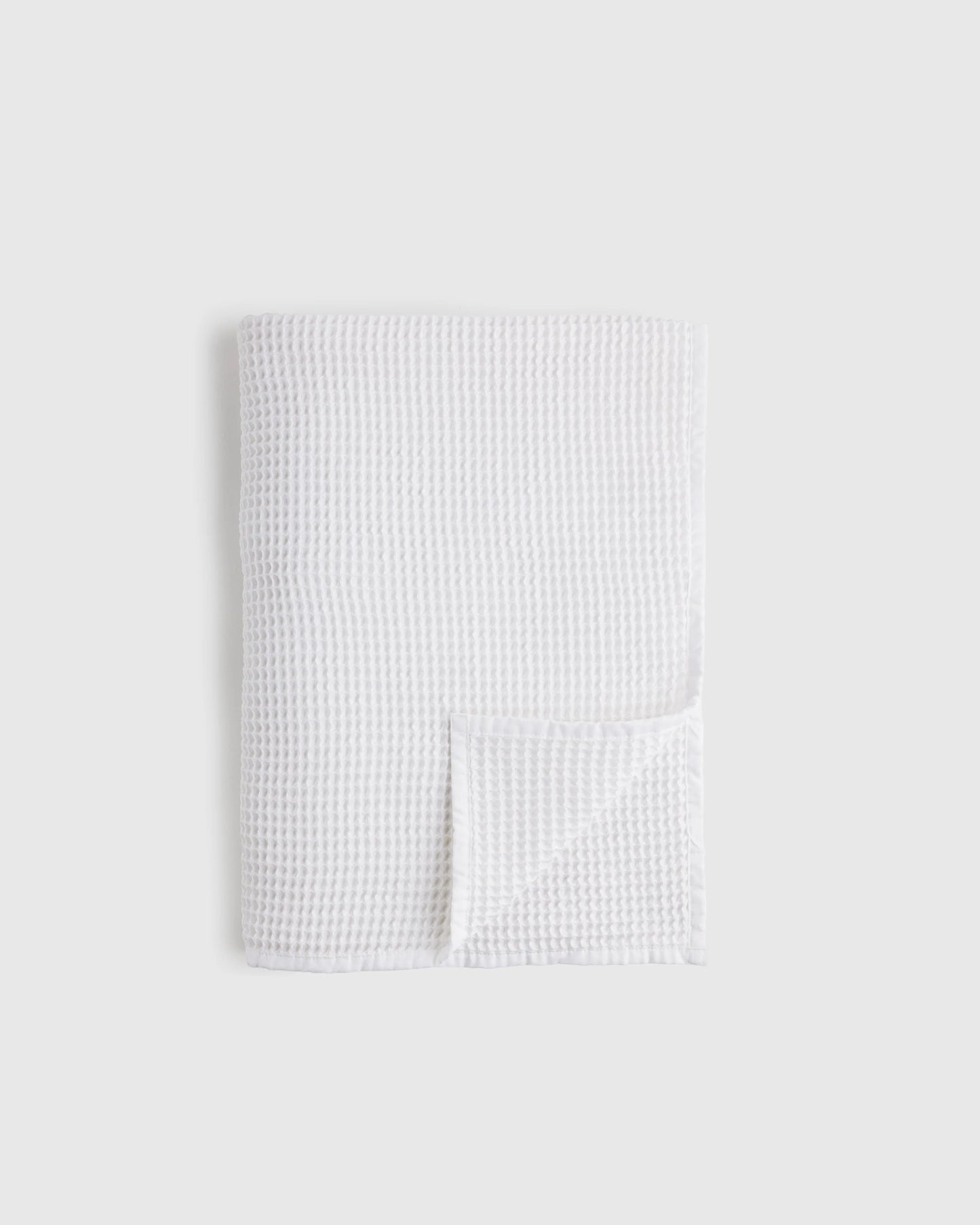 Organic Waffle Throw - 50x70 / Dried Sage