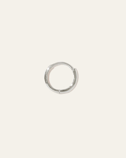 14K Gold Second Piercing Tiny Huggie - Single - One Size / Yellow Gold