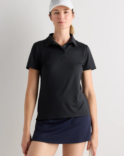 Flowknit Breeze Short Sleeve Polo - XS / Charcoal