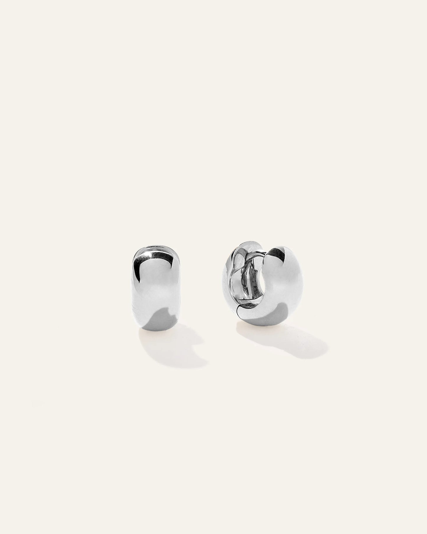 Dome Hoops - 12mm / Gold Vermeil