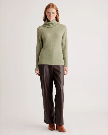Baby Alpaca-Wool Turtleneck - XS / Light Grey