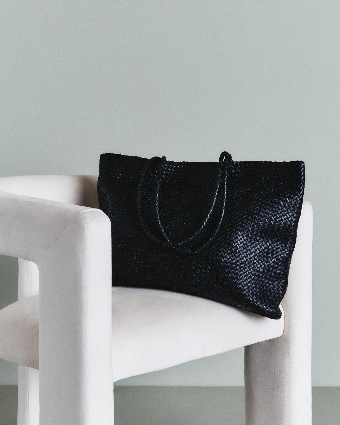 Siena Handwoven Tote - One Size / Taupe