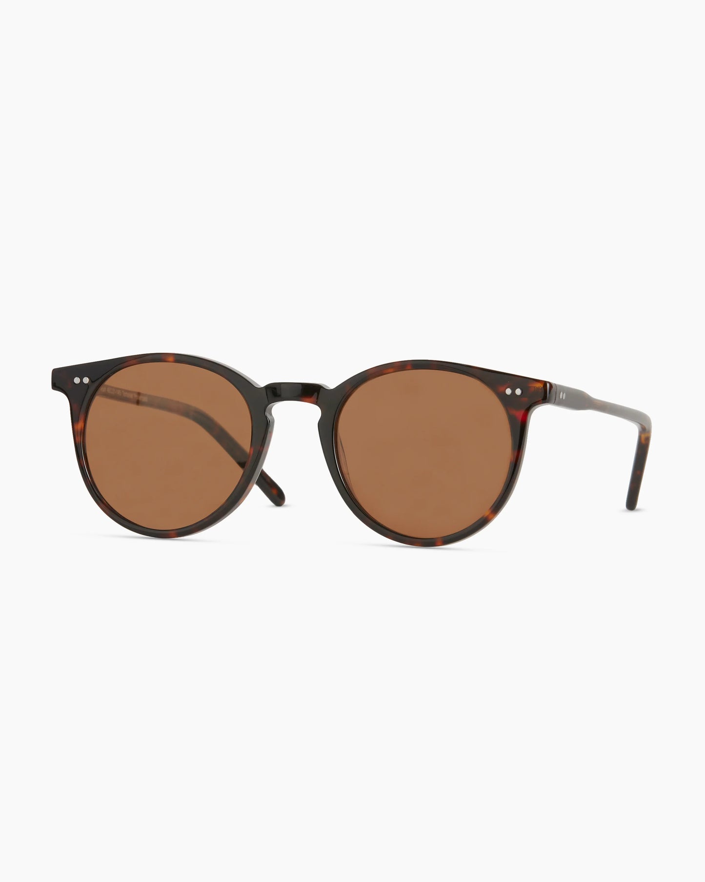 Noah Polarized Acetate Sunglasses - Standard / Tortoise with Brown lens