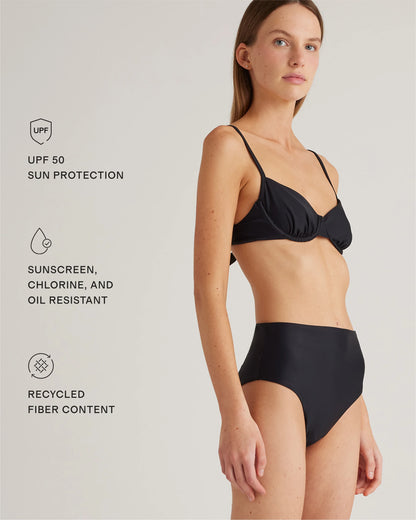 Italian Demi Bikini Top - XS / Deep Navy