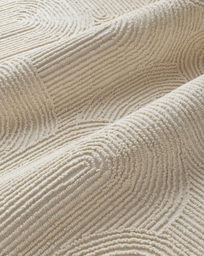 Asher Tufted Wool Rug - 3' x 5' / Ivory