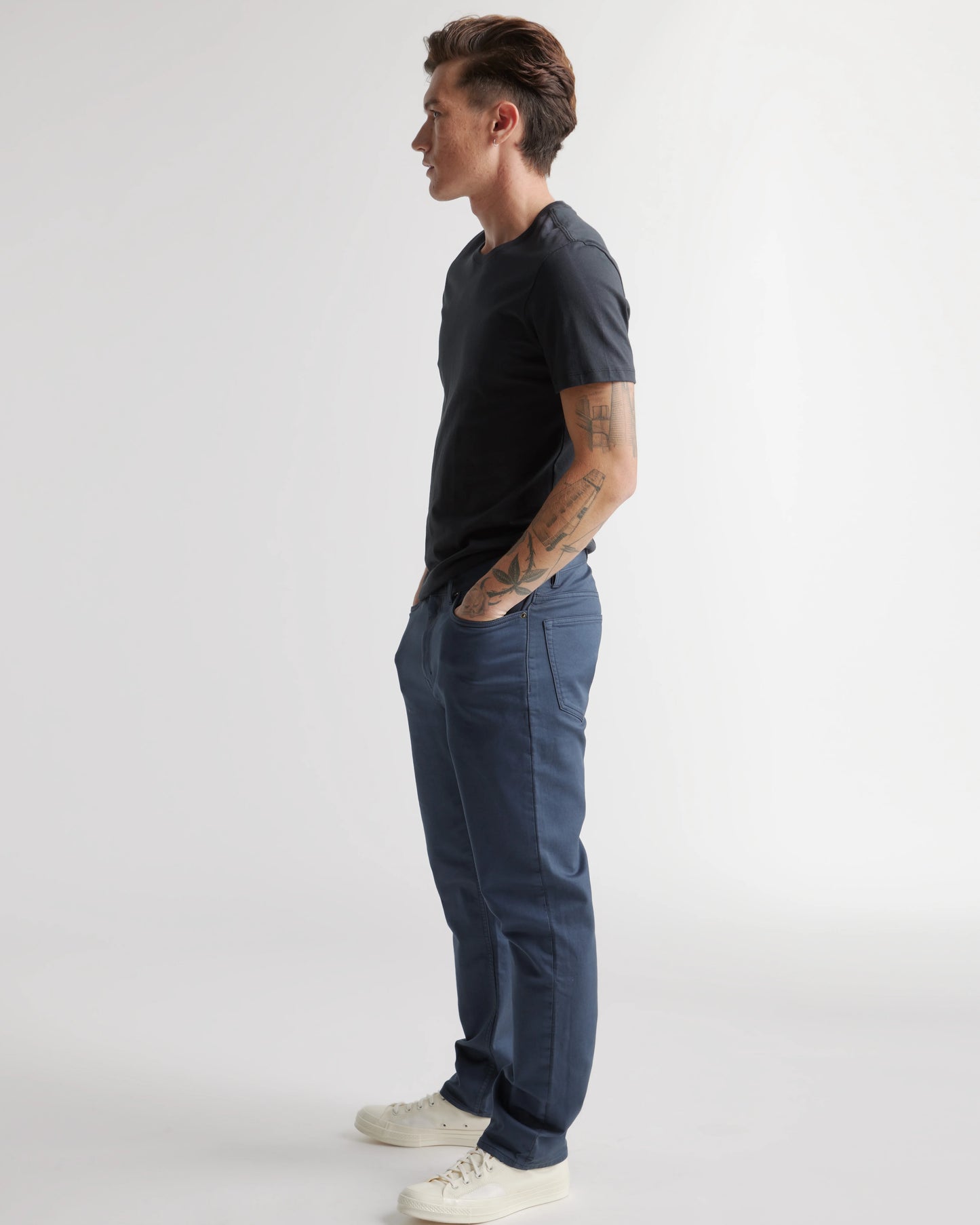 Comfort Stretch Traveler 5-Pocket Pants - Straight - 28X30 / Military Olive