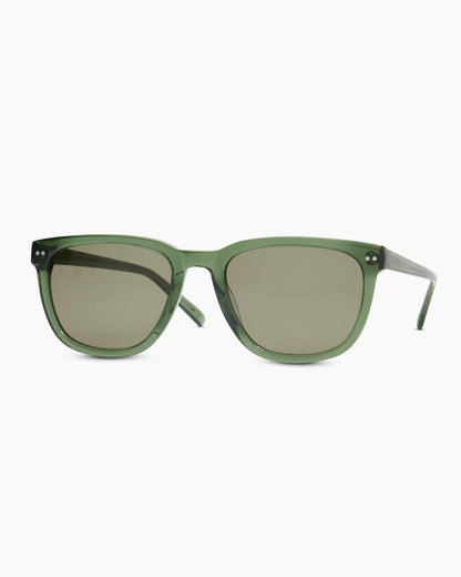 Athens Polarized Acetate Sunglasses - One Size / Clear Brown with Brown lens