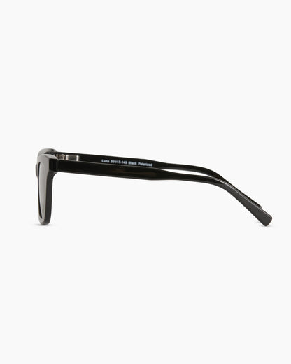 Luna Polarized Acetate Sunglasses - Narrow / Tan Tortoise with Brown Lens
