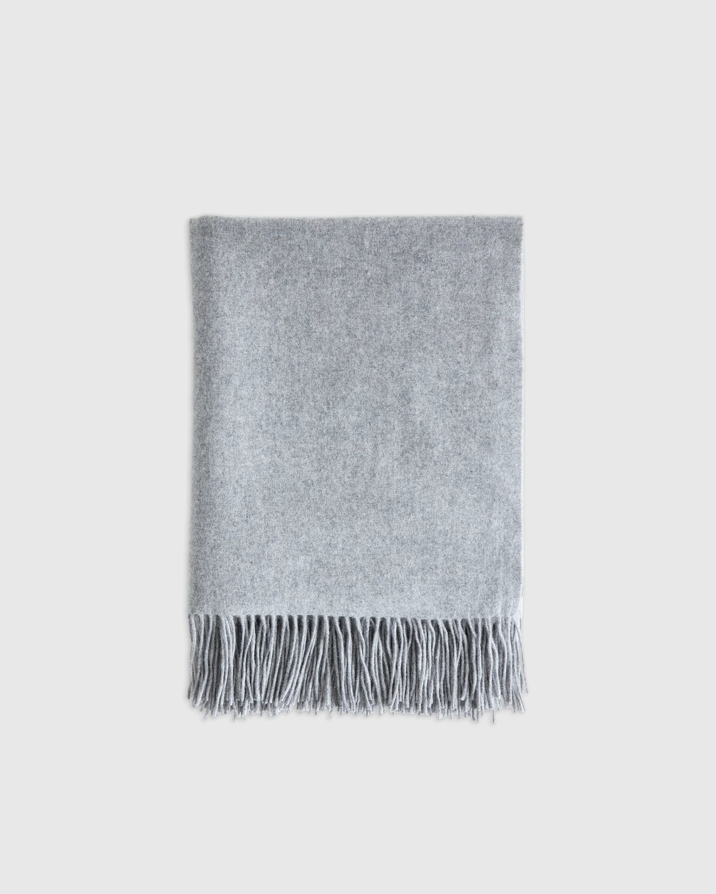 Mongolian Cashmere Throw - 50x60 / Heather Grey